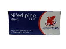 NIFEDIPINO RETARD 20 MG X 30 COMPRIMIDOS RECUBIERTOS