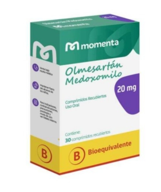 OLMESARTAN 20 MG X30 COMPRIMIDOS