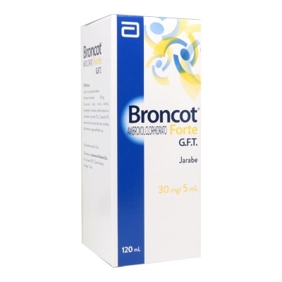 BRONCOT FORTE ADULTO 30 MG / 5 ML X 120 ML JARABE