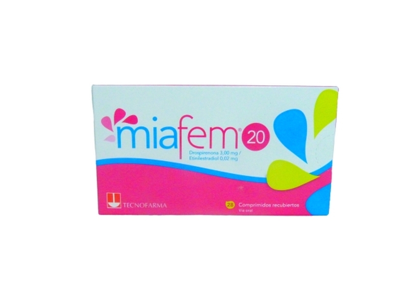 MIAFEM 20 X28 COMPRIMIDOS RECUBIERTOS