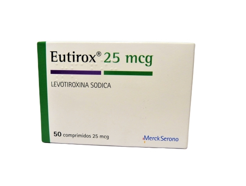 Eutirox (R) 25Mcgx 50 Comprimidos | eutirox 25mcg 50com