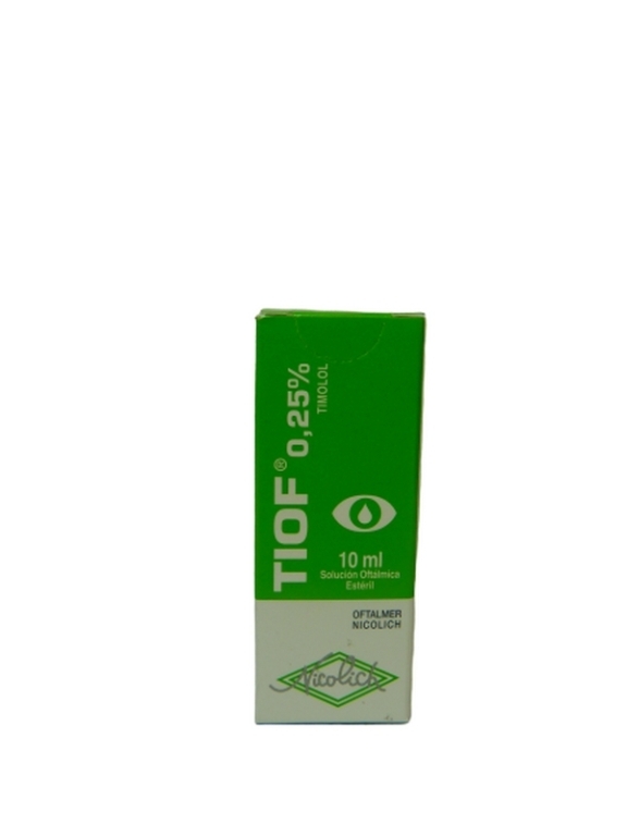 TIOF  0.25% X 10 ML SOLUCION OFTALMICA