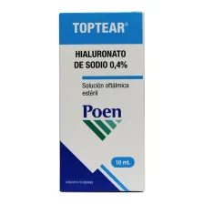TOPTEAR  0.4%  X 10ML SOLUCION  OFTALMICA