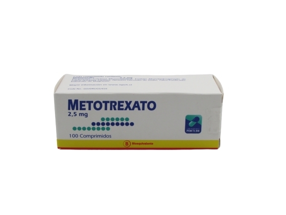 METOTREXATO 2.5 MG 5MG X100 COMPRIMIDOS