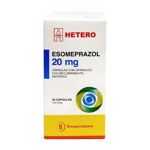 ESOMEPRAZOL 20MG X30 CAPSULAS
