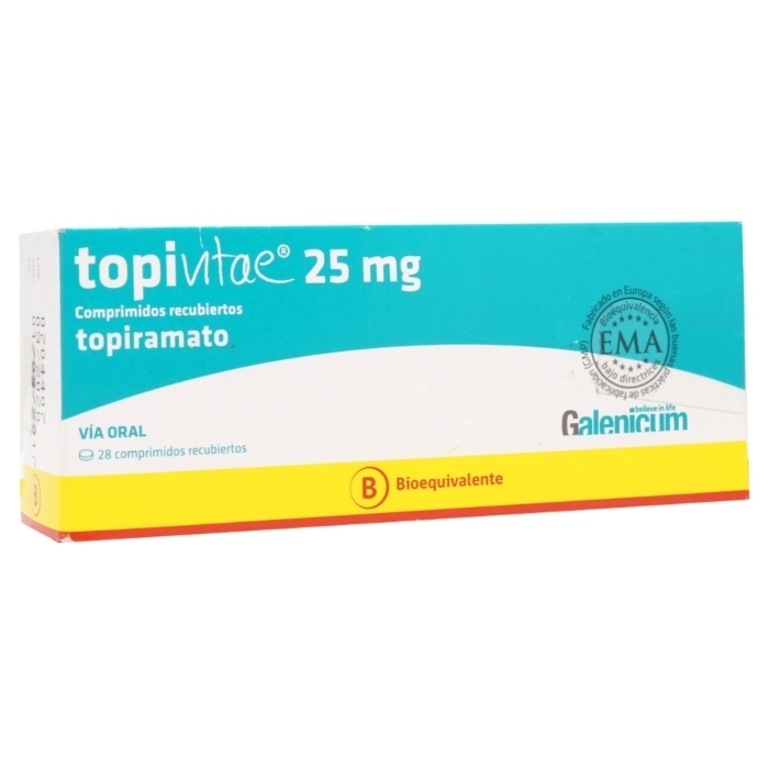 Topivitae 25 Mg  X 28 Comprimidos | topivitae 25mg 28com