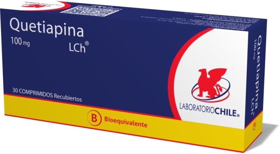 QUETIAPINA 100 MG X 30 COMPRIMIDOS RECUBIERTOS
