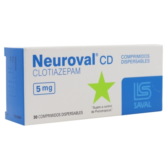 NEUROVAL CD 5MG X30 COMPRIMIDOS RECUBIERTOS