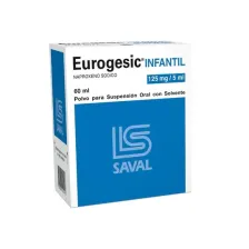 Eurogesic Infantil Suspension 125Mg/5Ml X 60Ml | eurogesic infantil 60ml