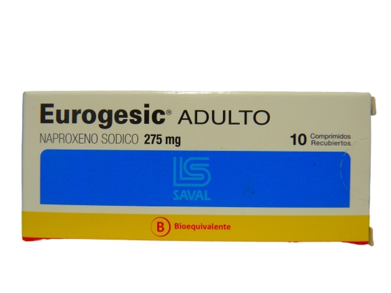 EUROGESIC AD 275MG X10 COMPRIMIDOS