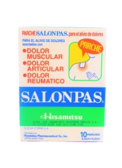 SALONPAS 10 PARCHE X10
