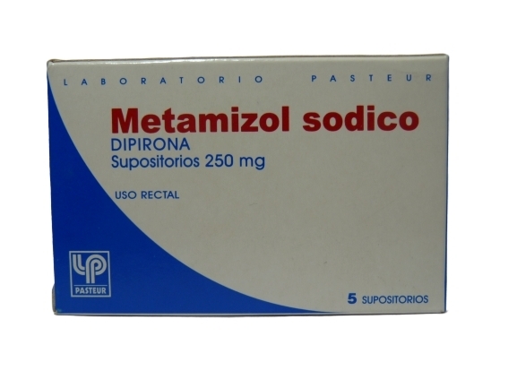METAMIZOL SODICO 250 MG X 5 SUPOSITORIOS