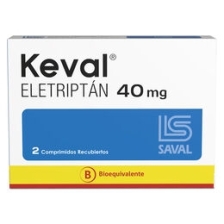 KEVAL 40 MG X2 COMPRIMIDOS RECUBIERTOS
