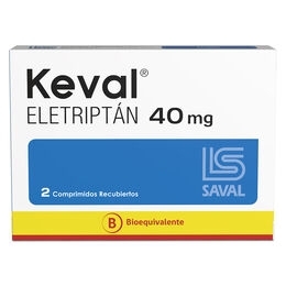 KEVAL 40 MG X2 COMPRIMIDOS RECUBIERTOS