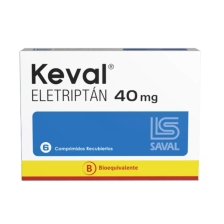 KEVAL 40MG X6 COMPRIMIDOS RECUBIERTOS