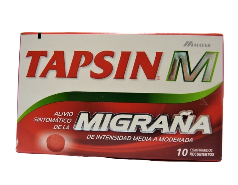 TAPSIN M X10 COMPRIMIDOS RECUBIERTOS