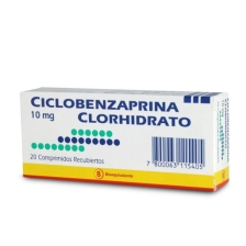CICLOBENZAPRINA 10 MG X 20 COMPRIMIDOS