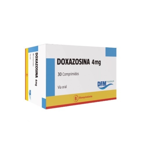 DOXAZOSINA 4 MG X 30 COMPRIMIDOS