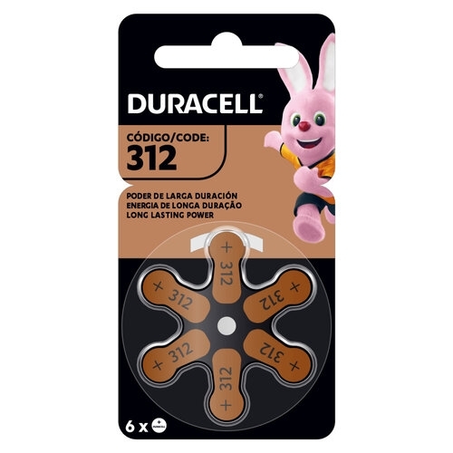 DURACELL PILAS AUDIO D312 X 1 UN