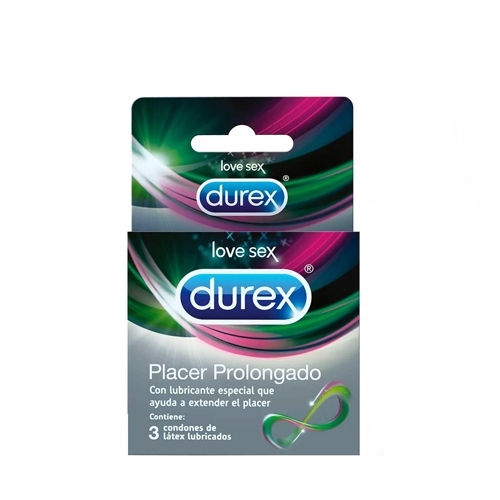 Durex Placer Prolongado X 3 | durex prolongado 3un