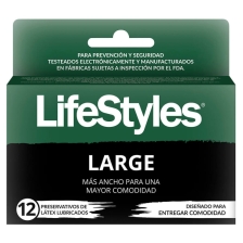 PRESERVATIVOS LIFESTYLE LARGE X12