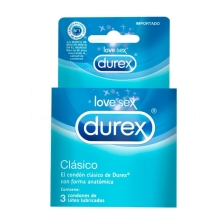 DUREX CLASICO X3