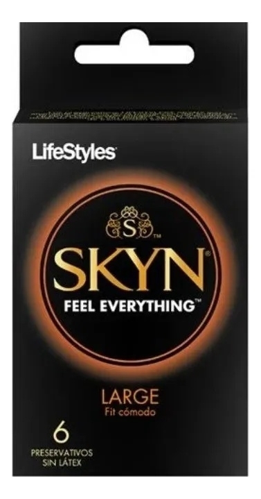 LIFESTYLES SKYN LARGE X 6 UNIDADES