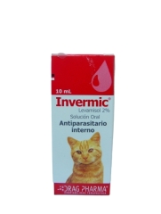 INVERMIC GATOS 2% 10ML GOTAS