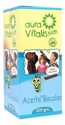 ACEITE HIGADO BACALAO INFANTIL X 200ML SABOR CHOCOLATE