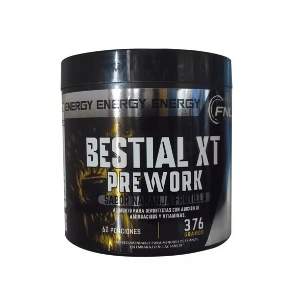 Pre Entreno Fnl Sport Bestial Xt Prework X 376G | fnl prework 376g