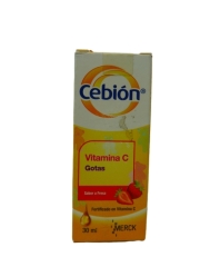 CEBION GOTAS FRESA 100mg X 30 ML