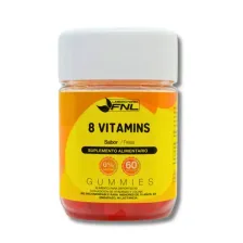 FNL 8 VITAMINS X 60 GOMITAS SABOR FRESA