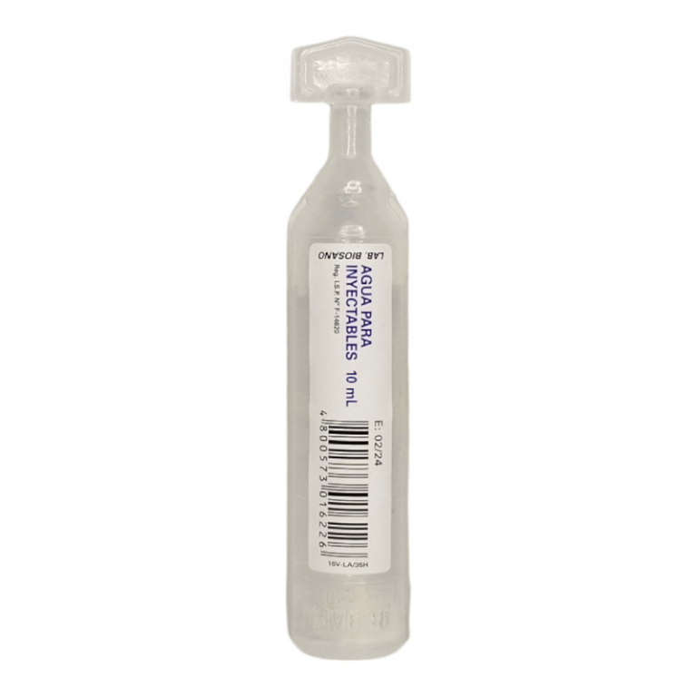 AGUA INYECTABLES 10ml X 1 AMPOLLA