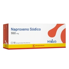 NAPROXENO 550mg X10COM.