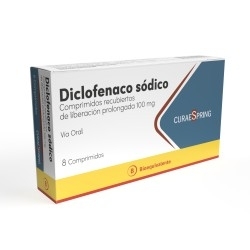 DICLOFENACO RET.100mg X8CAP.