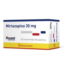 MIRTAZAPINA  30 MG X 30 COM 