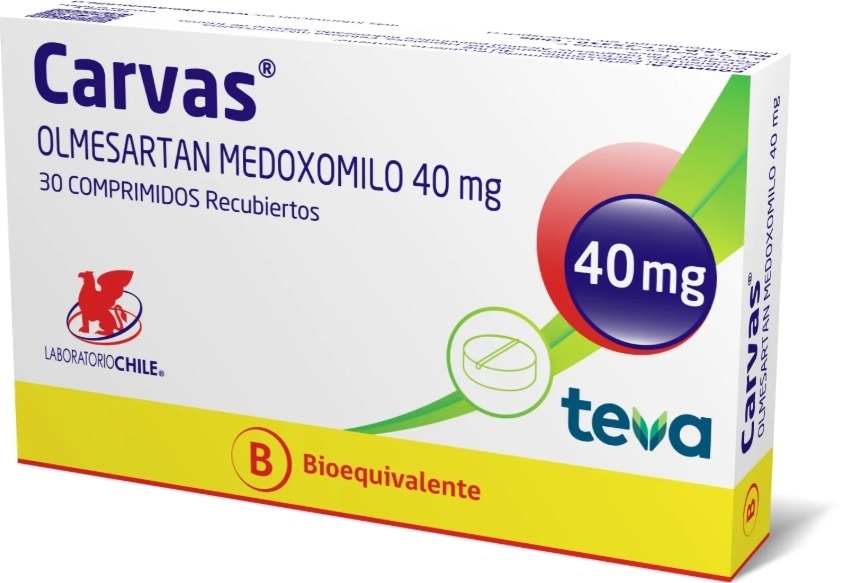 CARVAS 40mg X 30COM