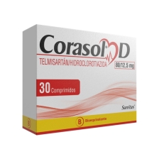 CORASOL-D COM 80/12,5 MG X 30 COM