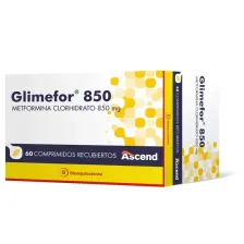 GLIMEFOR 850 MG X COMP