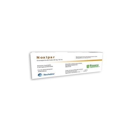 NOXIPAR SOL INYECTABLE 40MG/0,4ML X 2 JERINGAS