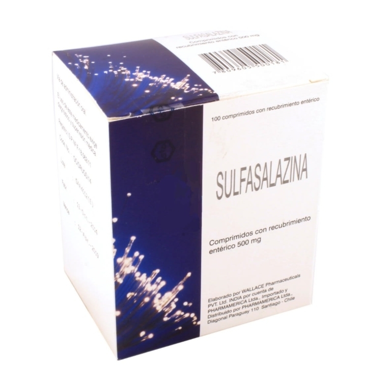 SULFASALAZINA 500 MG X 100 COM REC.