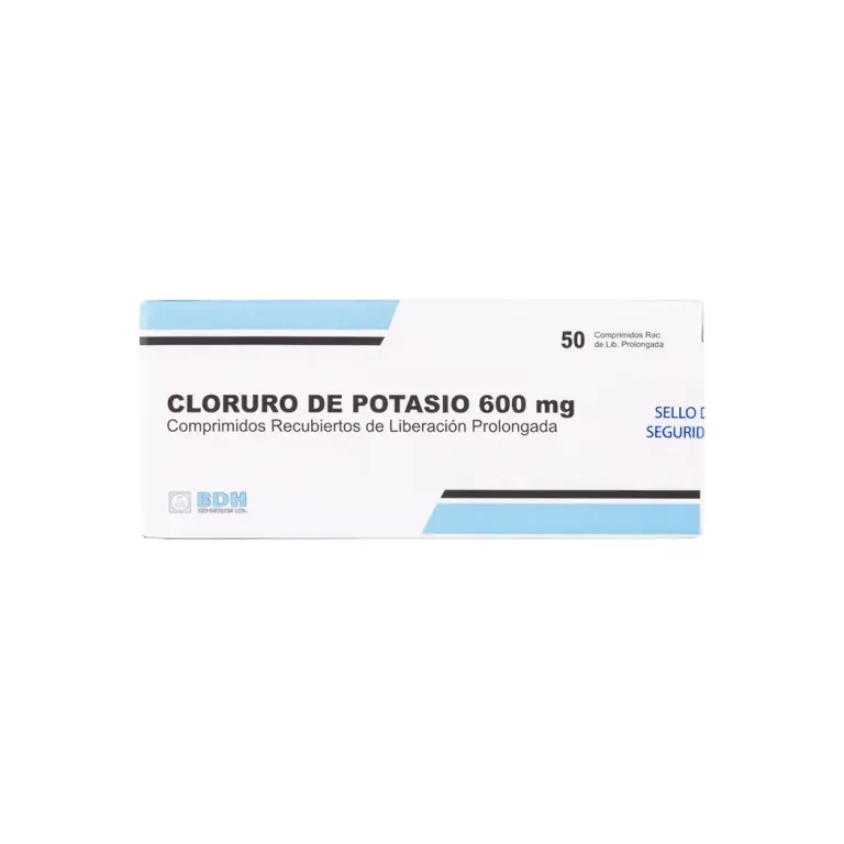 CLORURO DE POTASIO 600mg X 50COMP