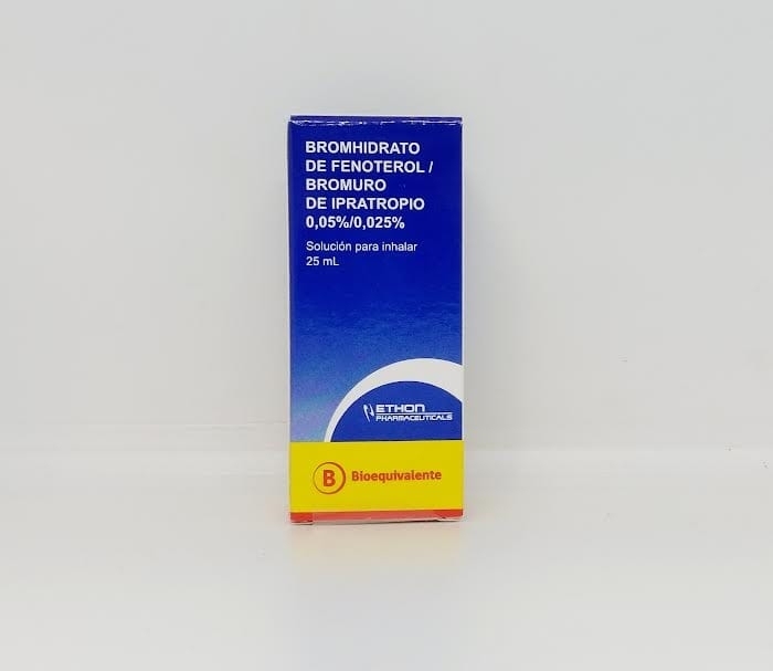 FENOTEROL BROMHIDRATO / IPRATROPIO BROMURO SOL NEB  X 25 ML 