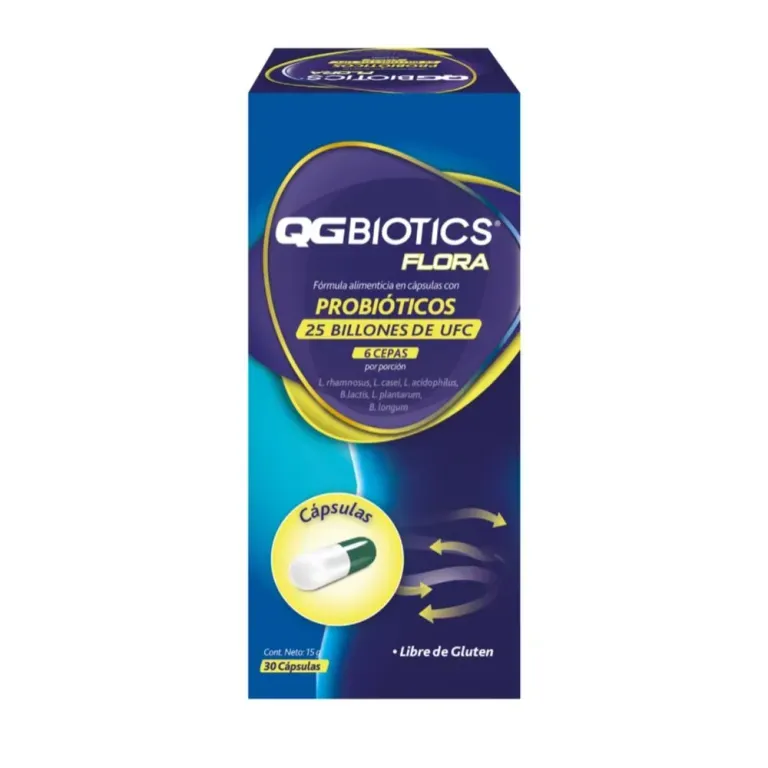 QGBIOTICS FLORA X 30 CAPSULAS