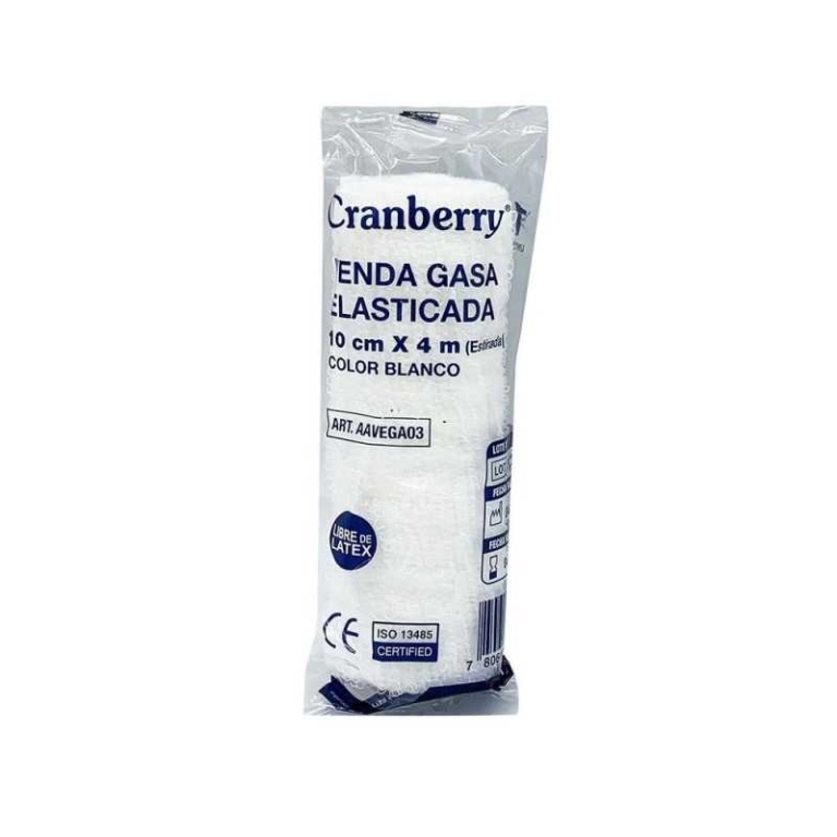 CRANBERRY VENDA DE GASA ELASTICADA 10cm X 4M