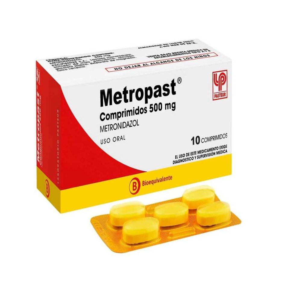 METROPAST 500mg X10COM.
