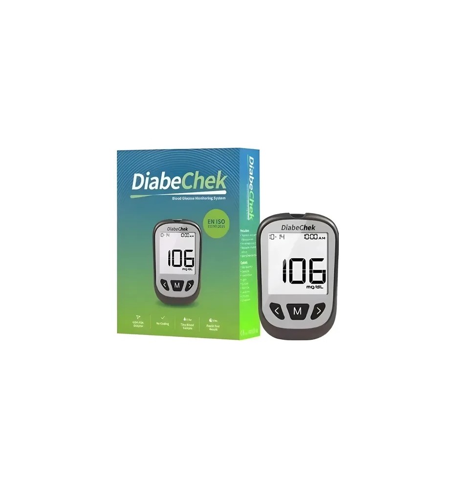 GLUCOMETRO DIABECHEK + 25 TIRAS DE GLICEMIA