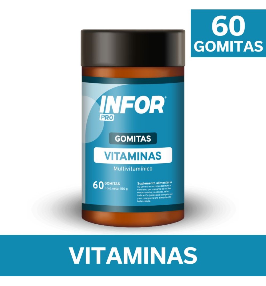 INFOR PRO VITAMINAS X 60 GOMITAS