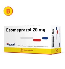 ESOMEPRAZOL 20 MG X 30 CAPSULAS