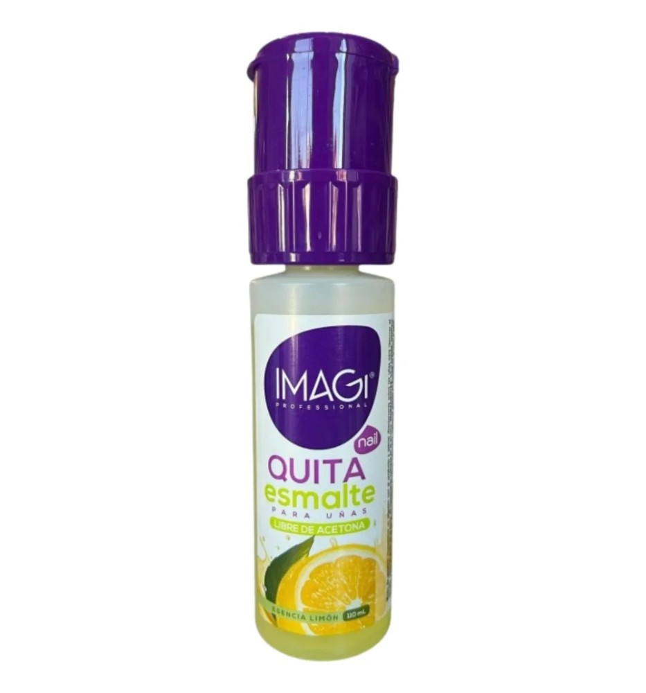 QUITA ESMALTE PROFESSIONAL IMAGI LIMÓN X 110 ML